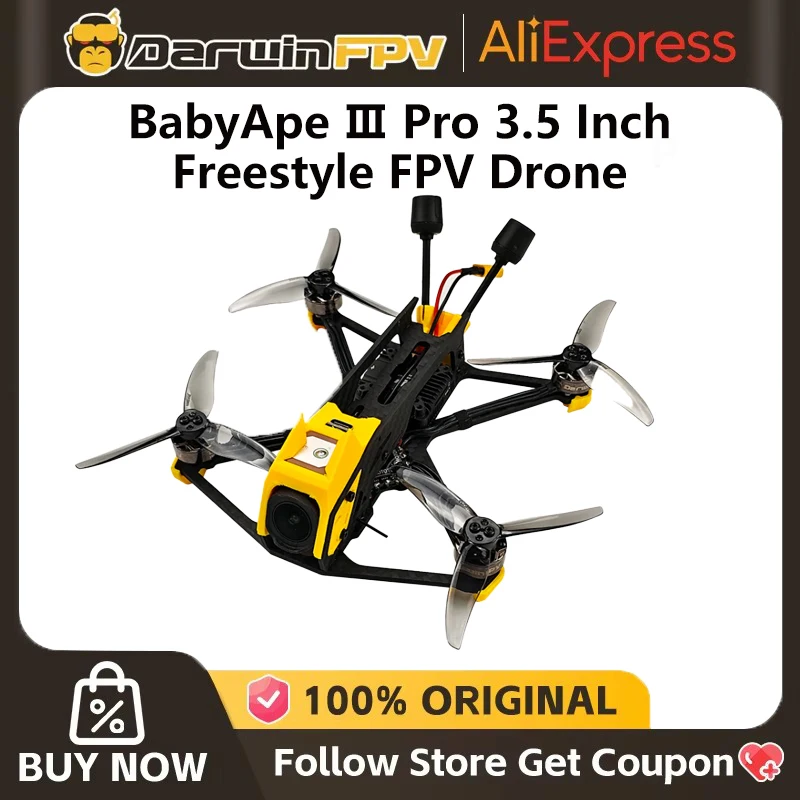 DarwinFPV أحدث طائرة بدون طيار BabyApe III Pro مقاس 3.5 بوصة Freestyle FPV #1