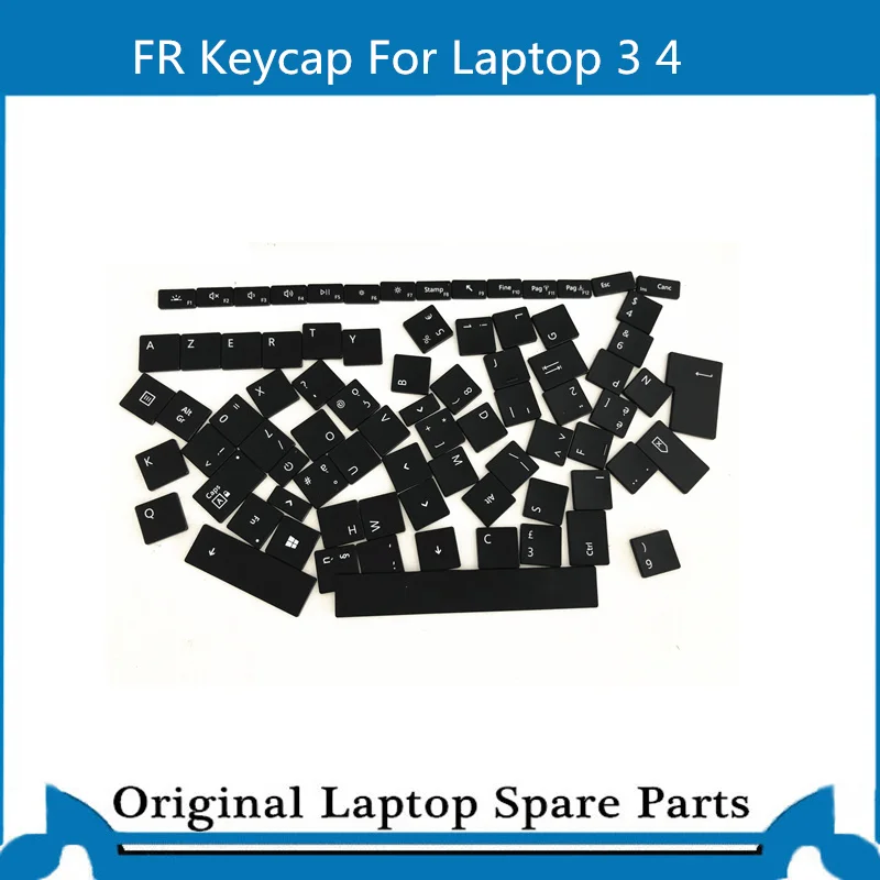 Original Keycap For Surface Laptop 3 4  13.5 Inch Azerty FR Version Black
