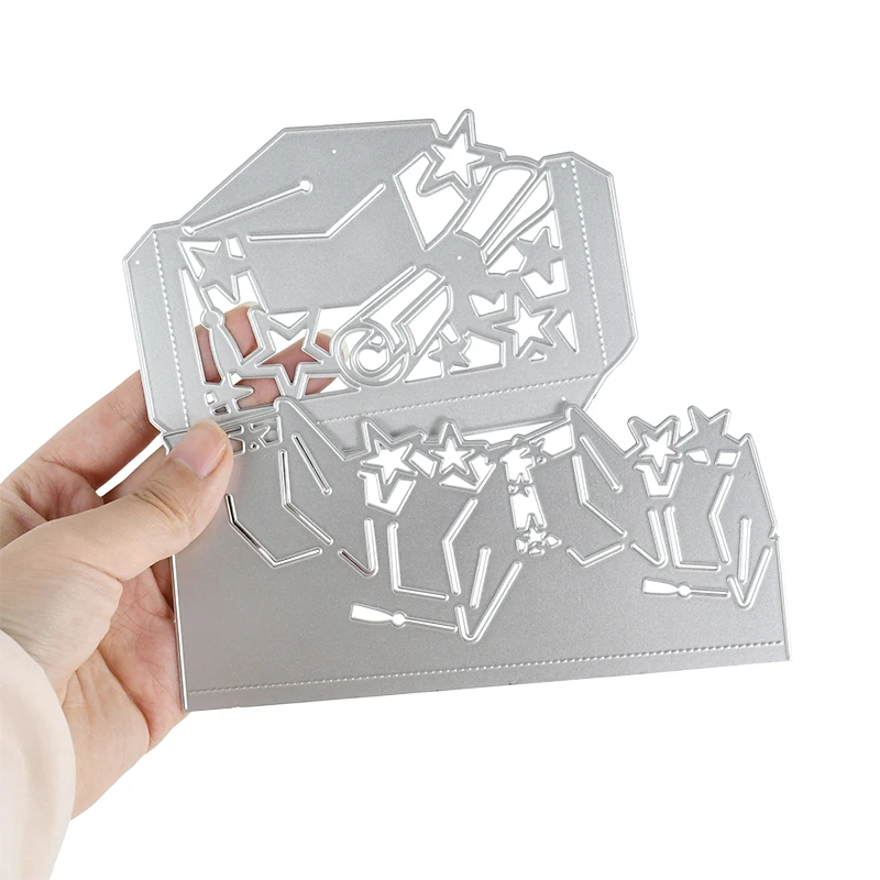 Graduation Theme Party Graduation Invitation Card Bachelor Hat Metal Cutting Die Scrapbooking DIY Making Paper Card Embossing