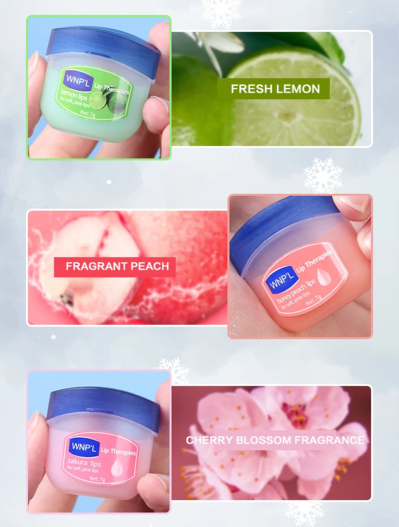 4/6/8 stücke Feuchtigkeitsspendende Lip Balm Set Bleaching Feuchtigkeitsspendende Basis Natürliche Pflanzen Basis Feuchtigkeitsspendende Riss Lippen Pflege Gelee Feuchtigkeitscreme – Detail 7