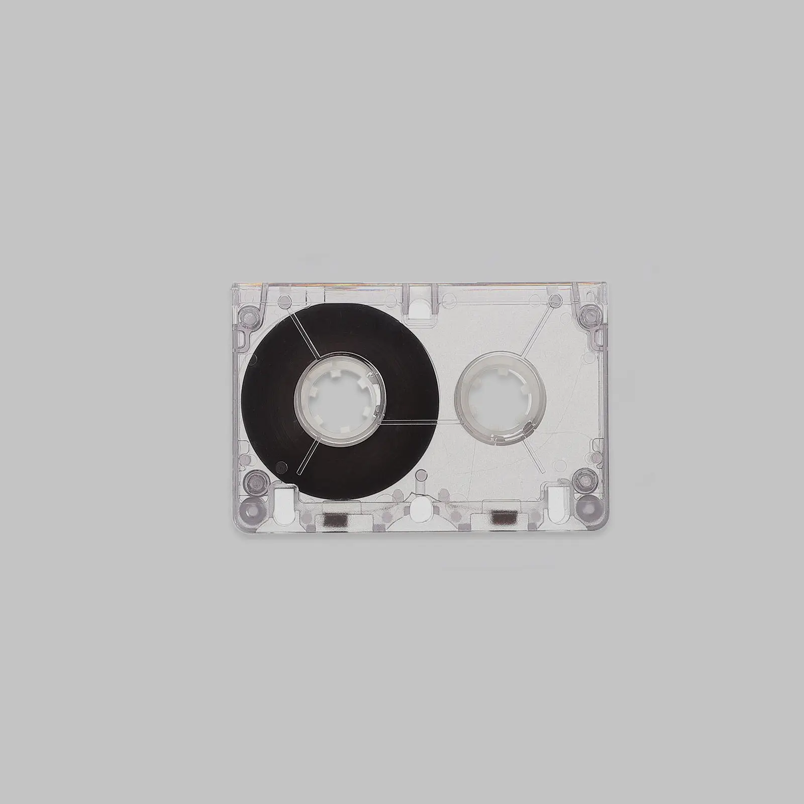 Blank Cassette Tape DIY Accessory Empty Cassette Tape Transparent Case Vintage Style Party Wall Decoration Handcraft Material