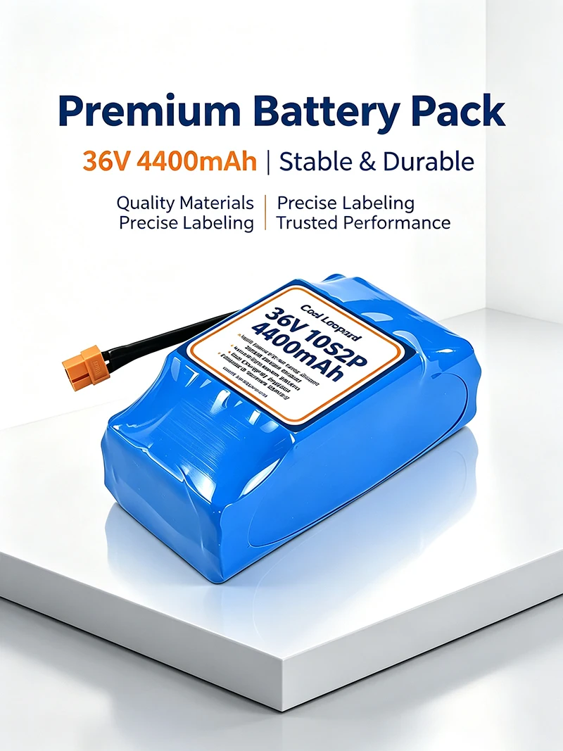 Cruise Streets, Parks & Boardwalks – 36V 4400mAh 10S2P Li-ion Battery, NEW 18650 for Electric Scooter & Hoverboard