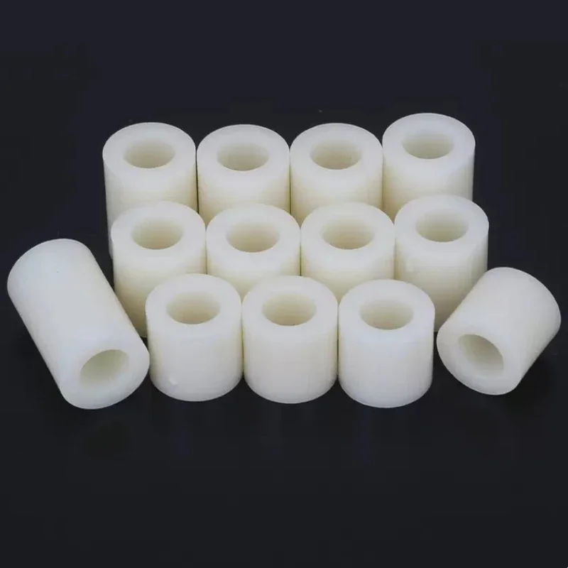 Espaciador redondo nailon ABS M4,placa PCB,tubo columna,arandelas cuña aislamientoID=4,2mmOD=7mm,tornillose spaciados, 1000 Uds.