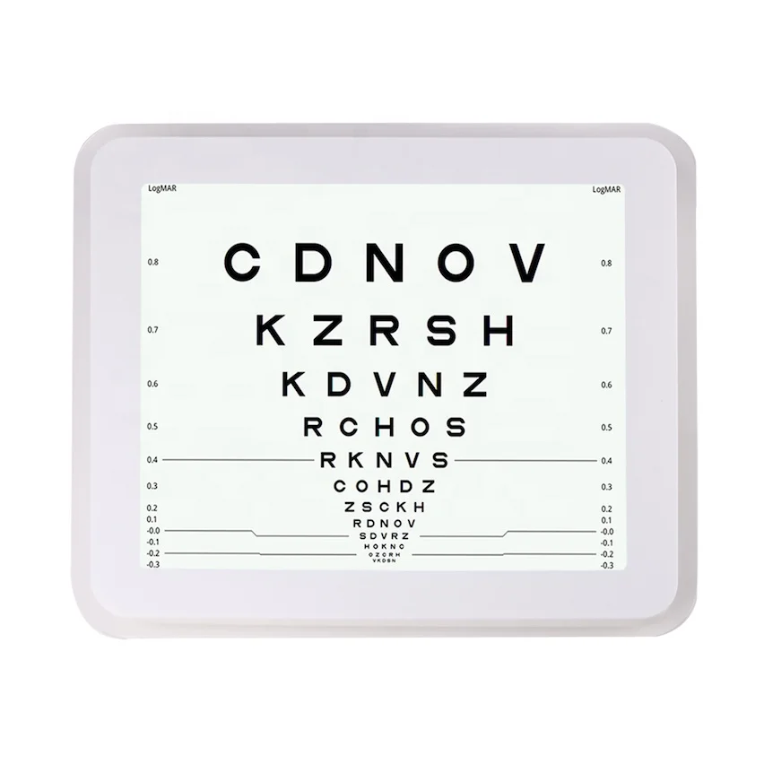 17 Inch Screen Optical Optotype Led Lcd Color Vision Test Acuity Chart Screen With Remote Control