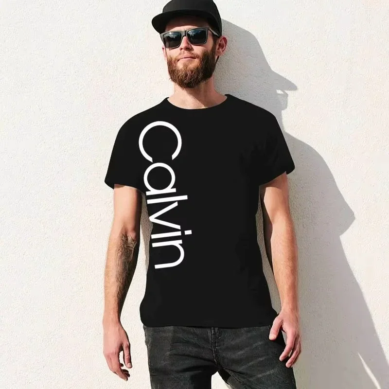 

2025 Summer Fashion New Gym Sportswear Men's T-shirt Printed T-shirt Casual Short Sleeve Round Neck T-shirt Pattern T-shirt Men