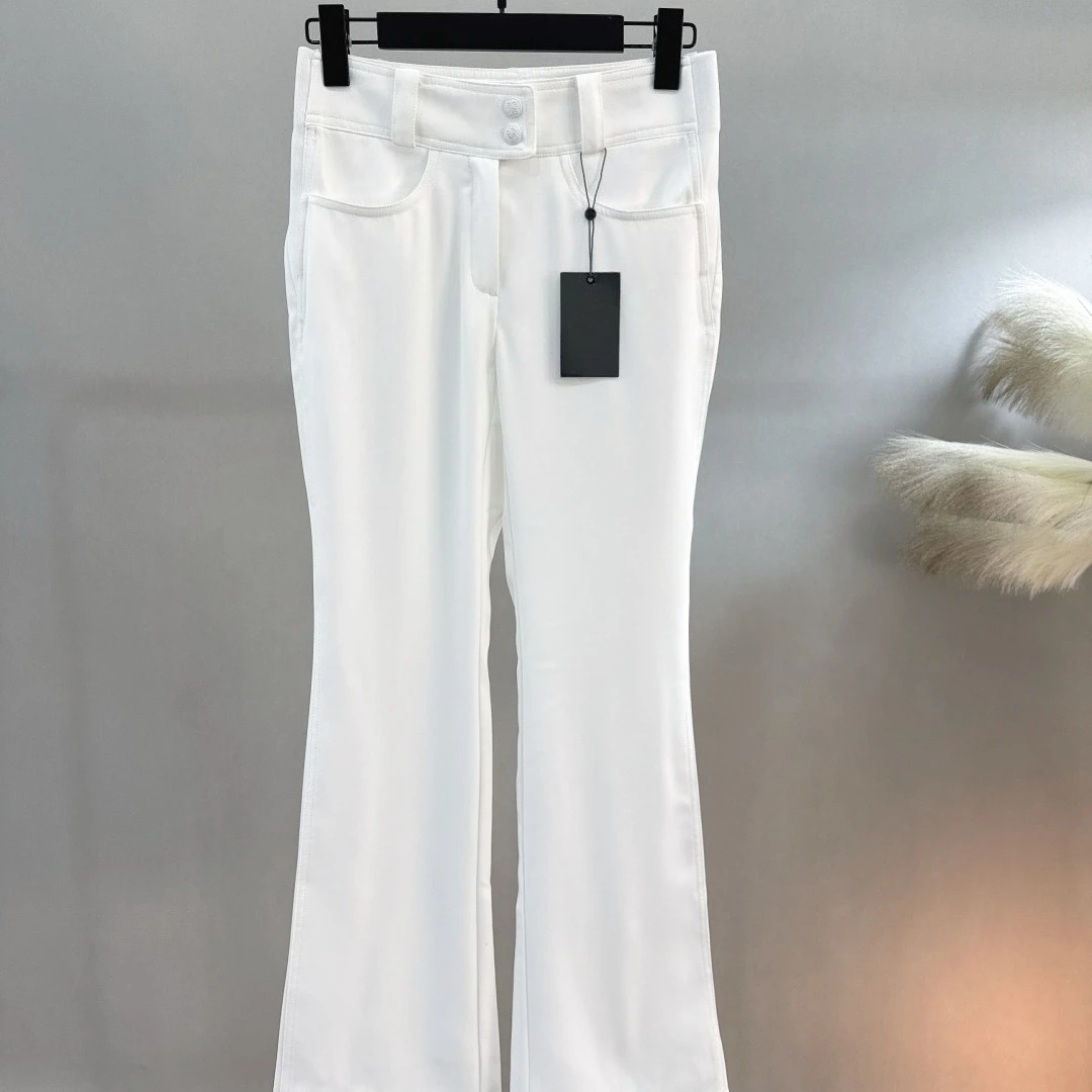 Women's Golf Flare Pants 2026 Summer New Korean Style Slimming Versatile Stretch Quick-Dry Breathable Moisture-Wicking Polyester