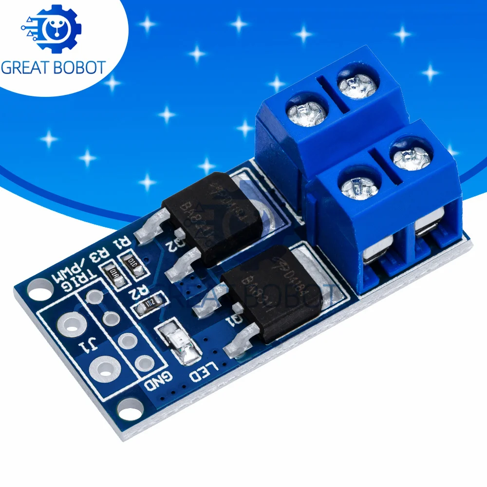 BS 1PCS 15A 400W MOS FET Trigger Switch Drive Module PWM Regulator Control Panel
