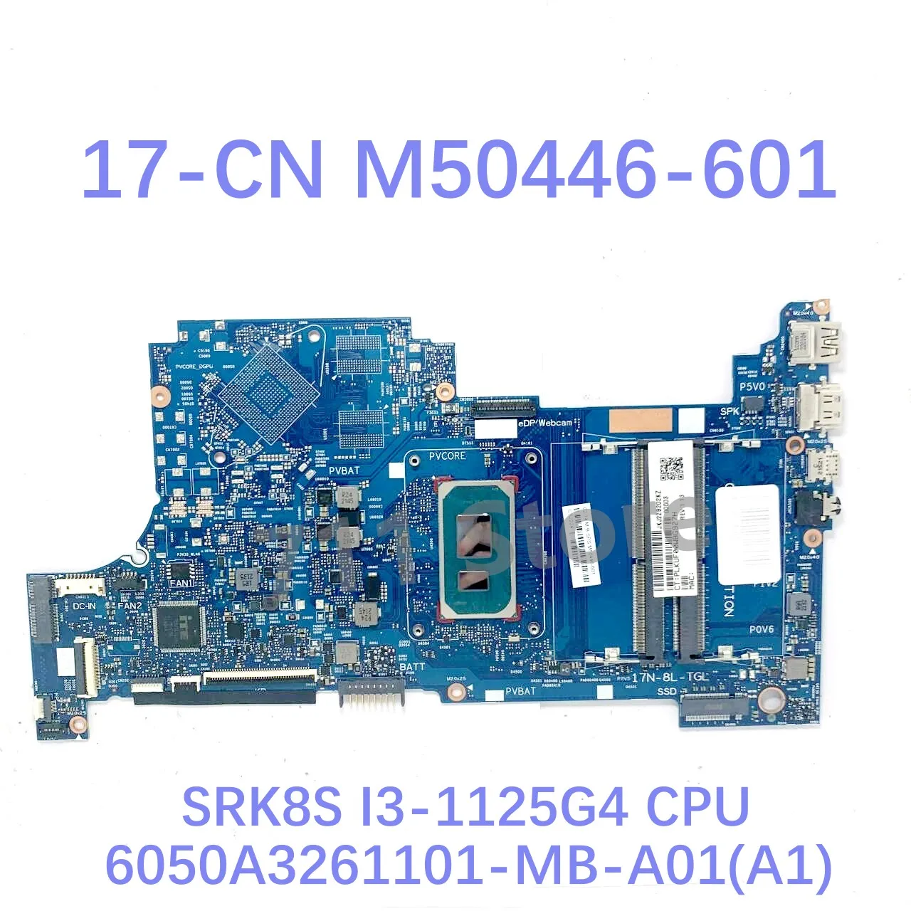 

6050A3261101-MB-A01(A1) Для HP 17-CN M50451-601 M50446-601 M50447-601 M50448-601 M50449-601 с 7505/I3/I5/I7 GM/MX350 100% тестирование