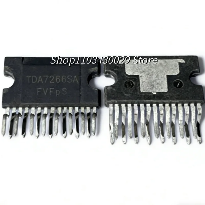 10Pcs TDA7266SA dual-channel audio power amplifier integrated circuit, ZIP-15 Clipwatt-15 package, 2x7W, 3V-18V
