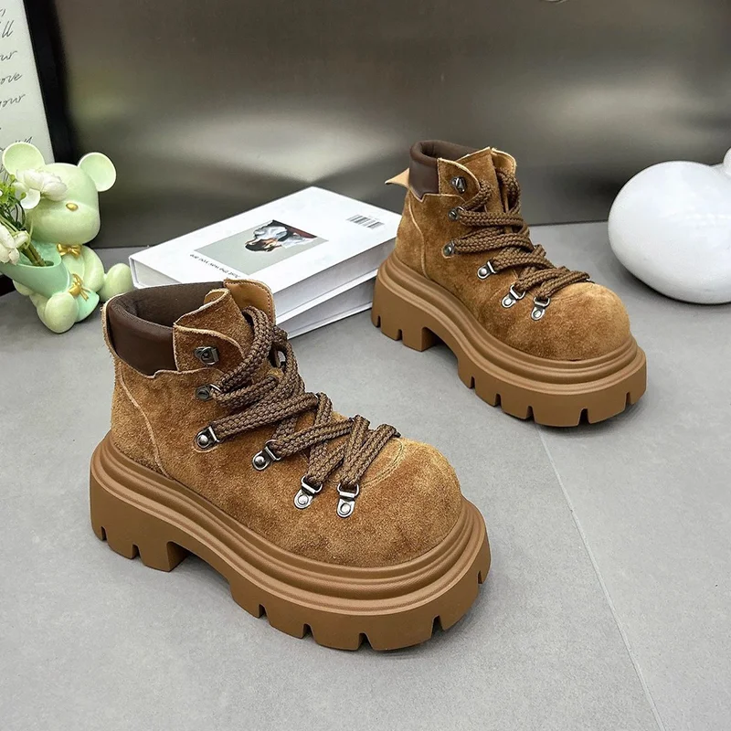 

Ankle Boots for Women's Flats Sport Shoes Designer Lace Up Sneakers 2025 Winter Chelsea Boots New Walking Comfort Mujer Botas