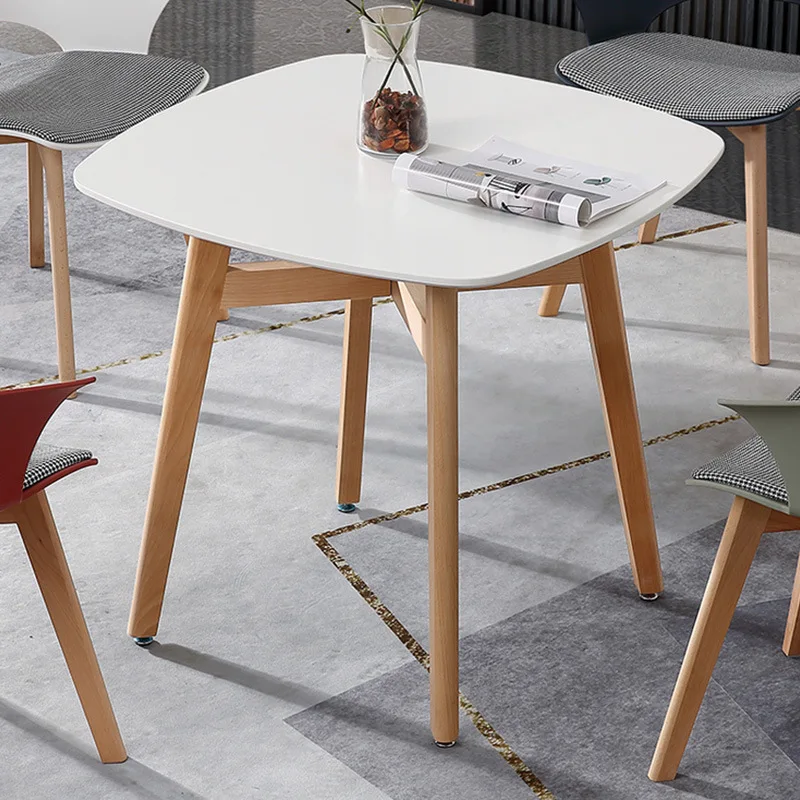 

Slate reception small round table simple coffee milk tea shop table merchant