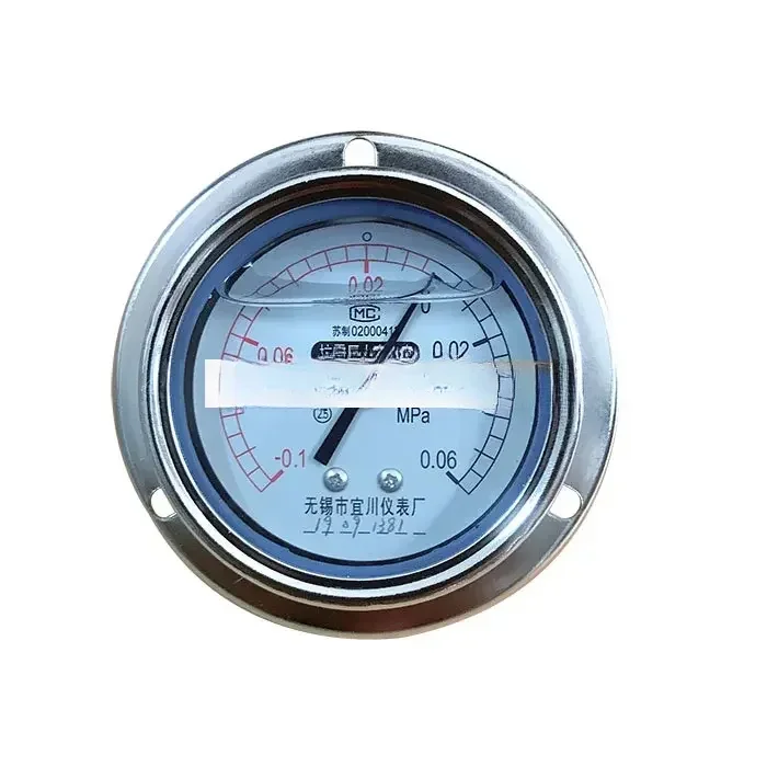 

2pcs Pressure vacuum gauge YN60ZT/positive and negative pressure shock resistant gauge
