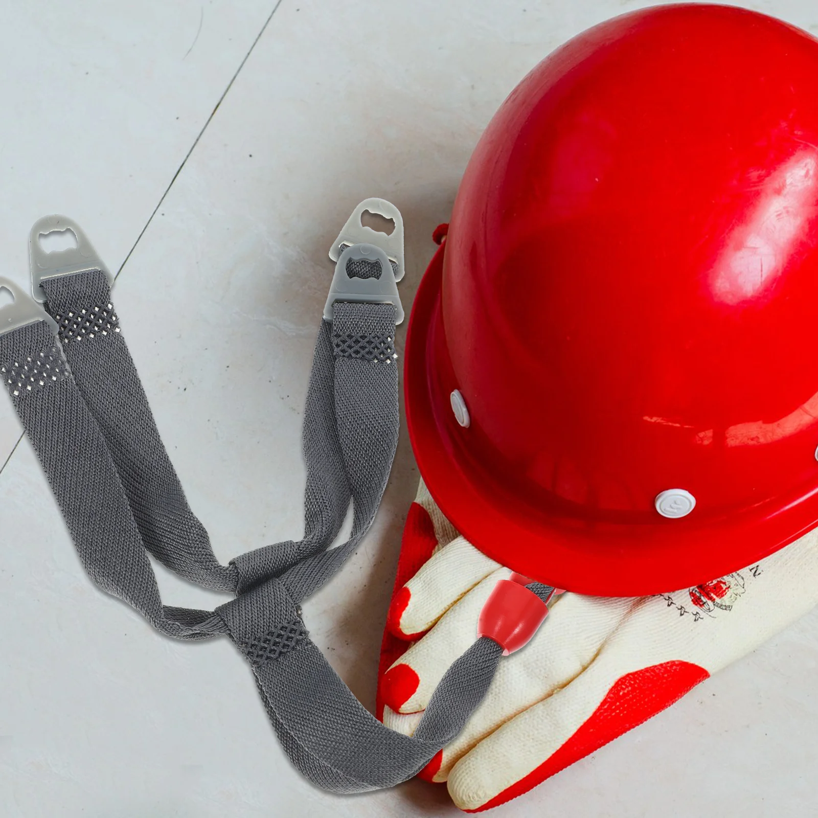 حزام الذقن قابل للتعديل لسلامة القبعة الصلبة على شكل حرف Y، حزام الذقن الواقي لعمل البناء #1