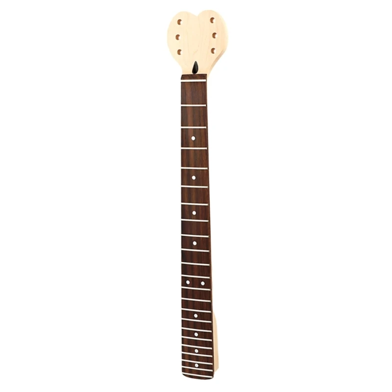 

Unfinished 22 fret Guitar Neck with Dots Inlay Electric Guitar Neck Replacement Guitar String Instrument DIY Parts DropShipping