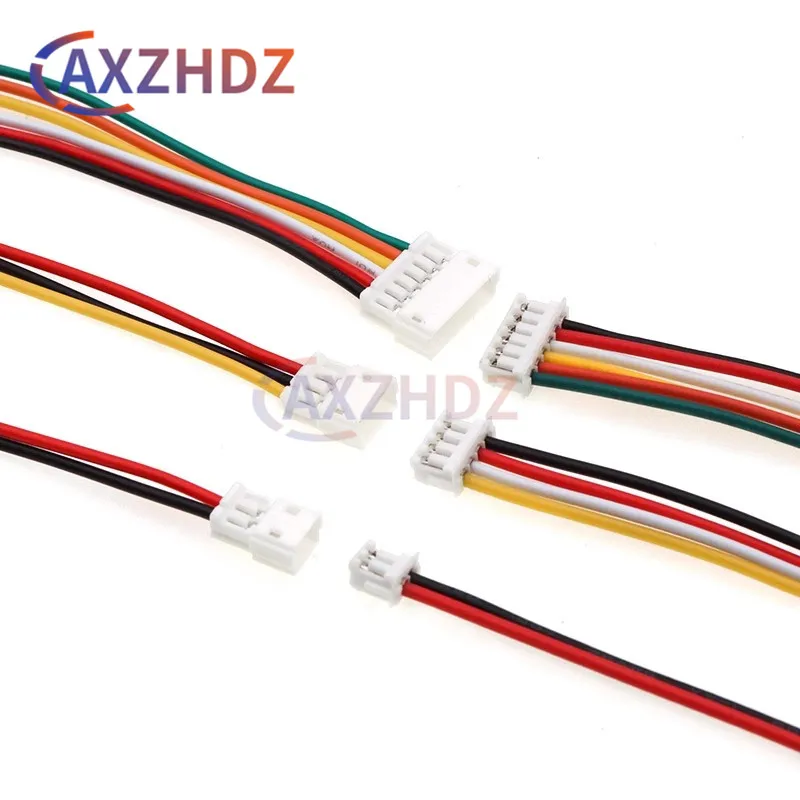 5 Pairs ZH1.5MM 2P 3P 4P 5P 6Pin 20CM Plug Socket Male To Female Wire Connector Air Docking Line Connectors Cable Quick Adapter