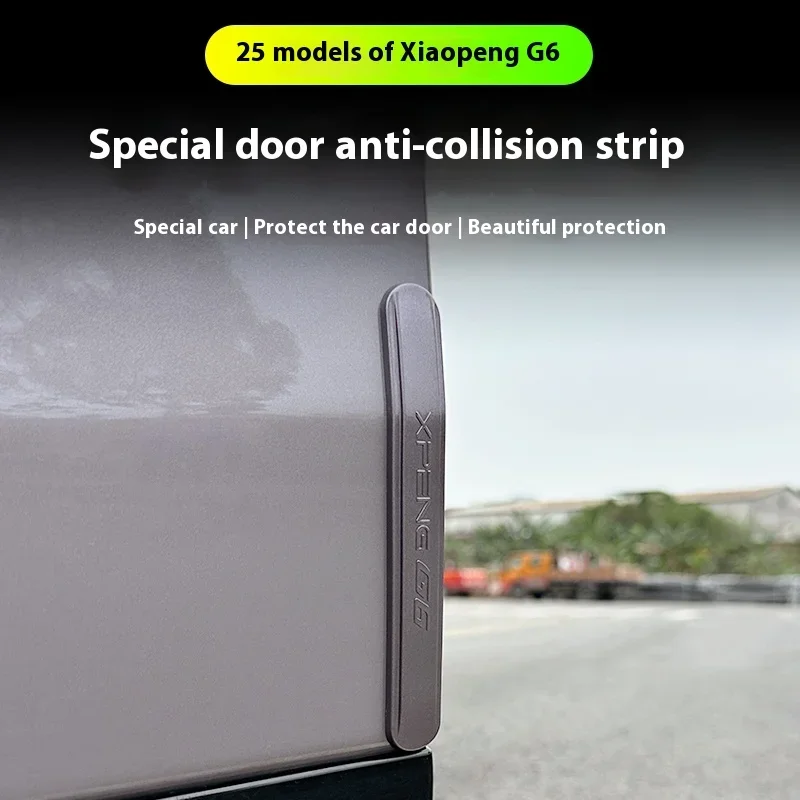 Fit for Xpeng G6 2023 2024 2025 Xiaopeng G6 Car Door Anti-collision Strip Stickers Decorative Products Practical Accessories