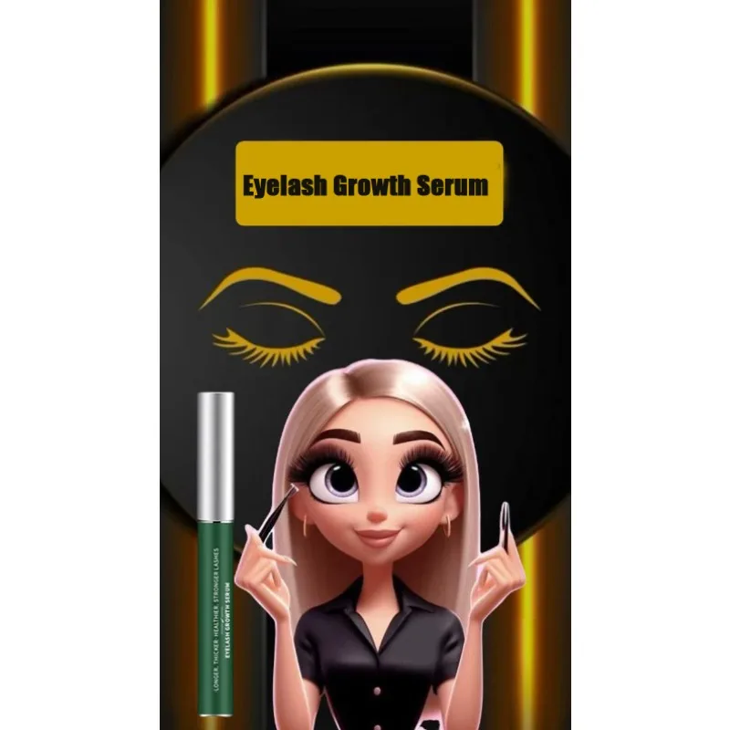 Plantenextract voedt sterke wortel en gezonde wimpers, wimpergroeivloeistof herstelt oogschittering