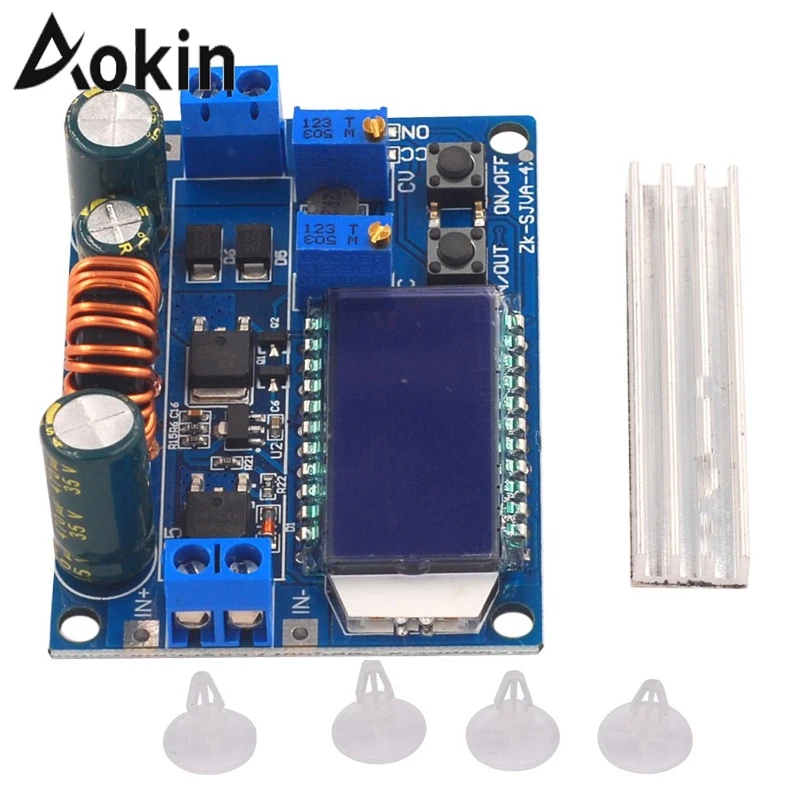DC-DC Buck Boost Converter Modul 5,5-30 V auf 0,5-30 V 4 A 35 W Einstellbare Step Up Down Spannungsregler LCD Digital Voltmeter
