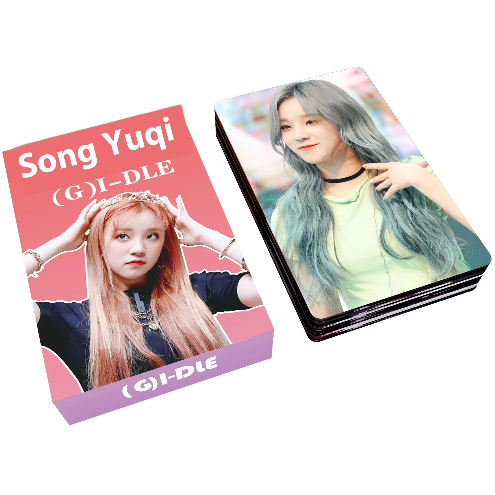 55 Gidle Girl Song Yuqi Single Small Peripheral Collection Lomo Card