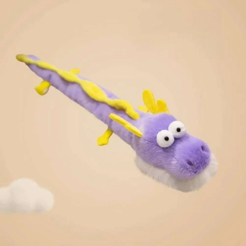 Simulation Animal Colorful Dragon Doll Wrist Style Cute Doll Dragon Plush Toy 60cm Cartoon Plush Doll Slap Bracelet