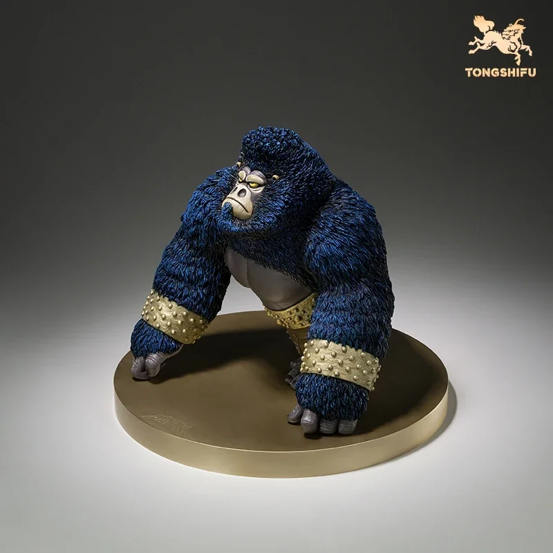 النحاس الحرفية الصينية الكرتون فيلم الكونغ فو الباندا تماثيل صغيرة على شكل حيوانات الغوريلا المنحوتات زخرفة سطح المكتب فن الديكور جمع