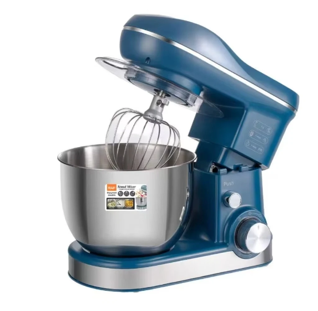 6L 1600W High Power 3-in-1 6-Speed Tilt-Head Design ETL Certified Stand Mixer Electric Planetary Dough Bread Cake Food Mixer
