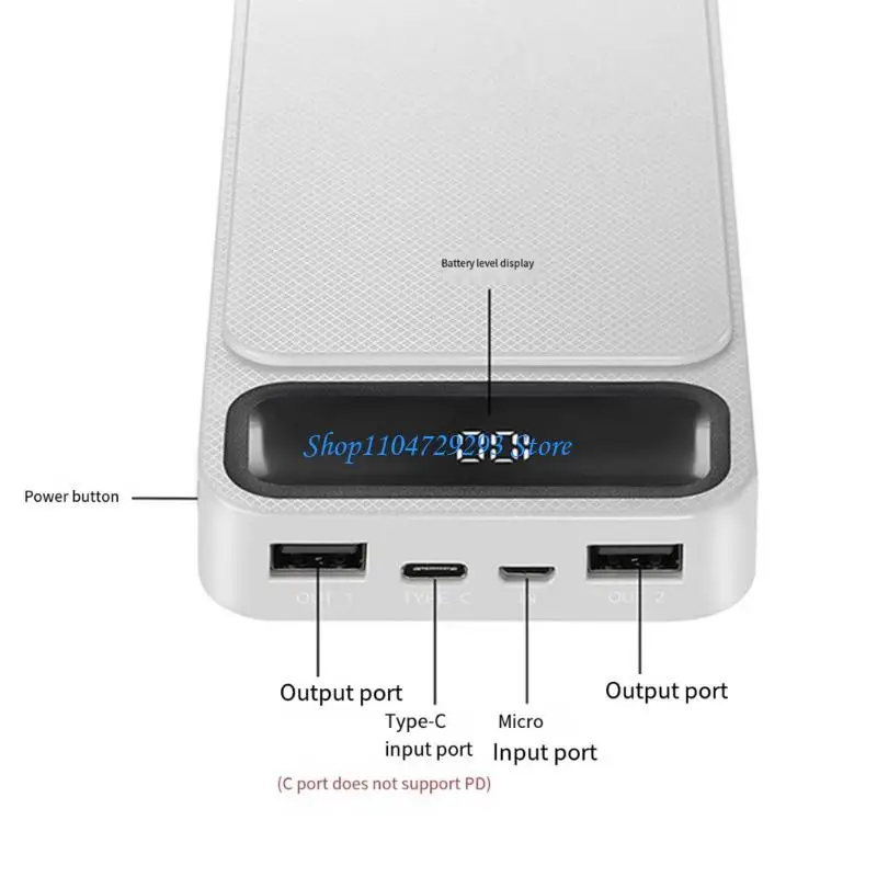 Y2GD Nowelding PowerBank Case Shell para entusiastas bricolaje con protecciones sobrecarga
