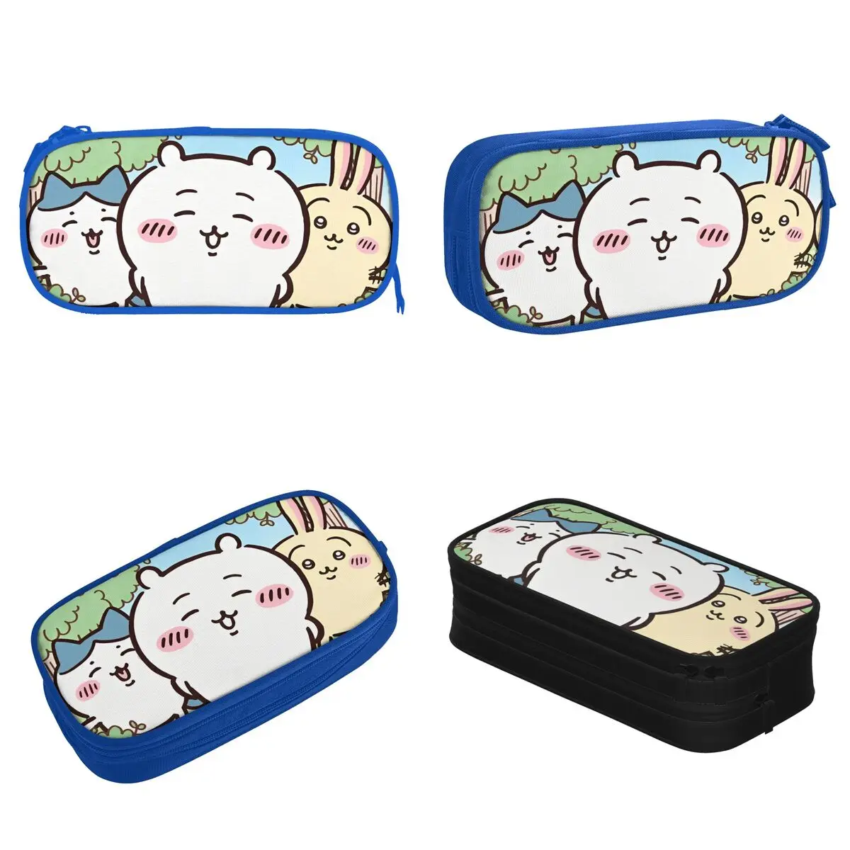 Chiikawa Cartoon Cute Pencil Cases Pen Holder Bag Girls Boys Big Capacity Students School Gift Pencil Pouch