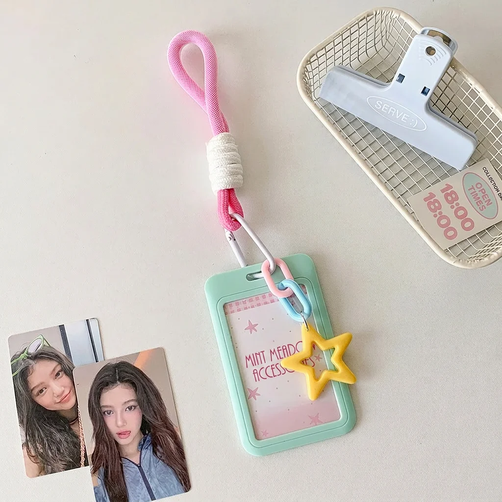 

Photocard Holder Decorative Id Card Case Card Holder Fresh Sliding Card Holder For Fandom Collection Teen Girls