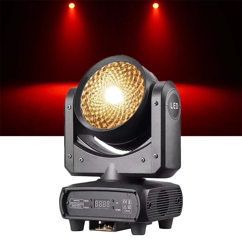 

Светодиодный прожектор AOPU 120W 4-в-1 COB для сцены, вращающаяся голова, подходит для баров, диджеев, вечеринок