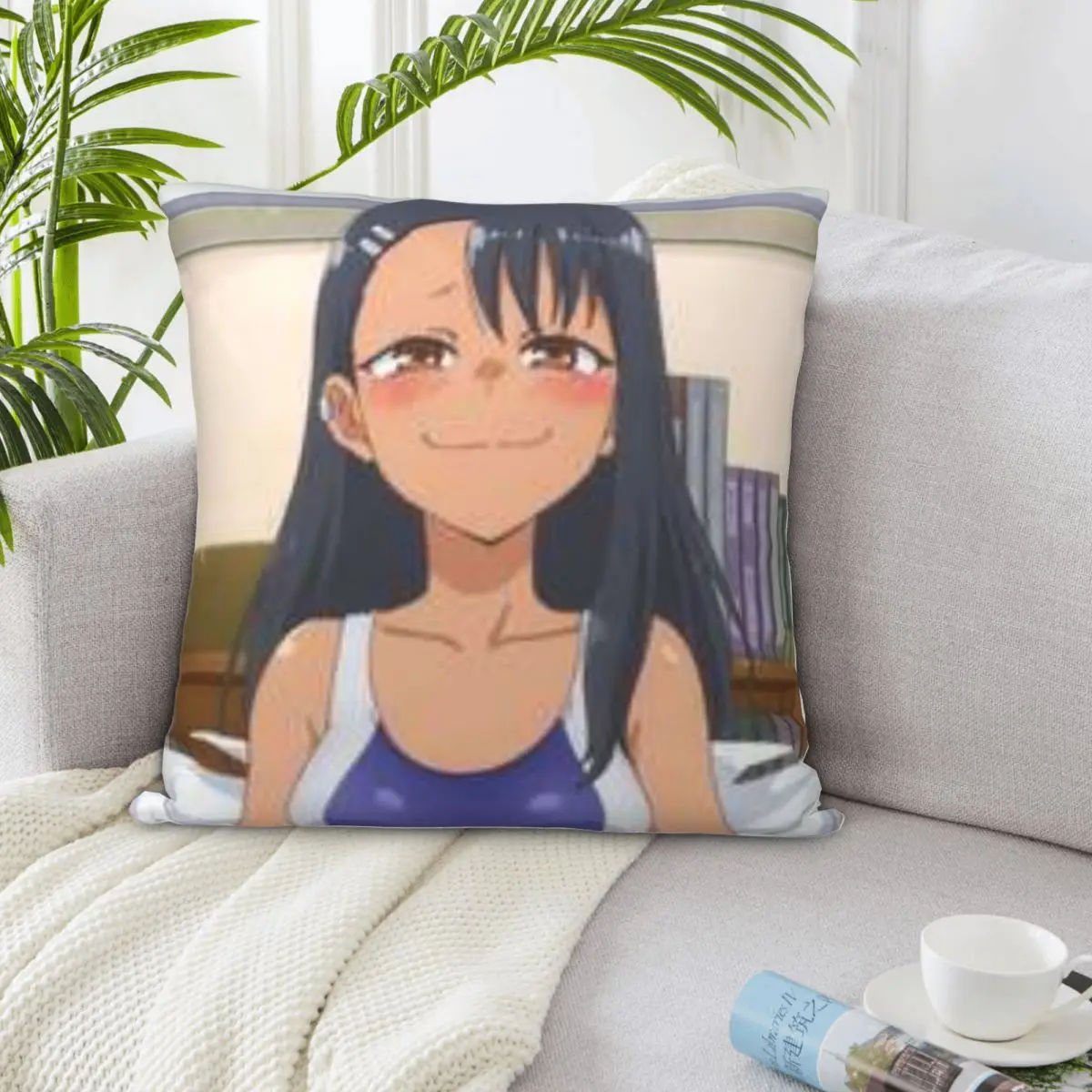 

Don't Toy With Me, Miss Nagatoro Cartoon 00909 Headboards Travel Pillow Ornamental Pillows Dakimakura Pillow Case Pillow Cover