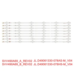 LED Backlight Strip para Toshiba, 49V5863DG Panasonic TX-49FX555E TX-49GX555B TX-49FX550B BTX-49GX550B