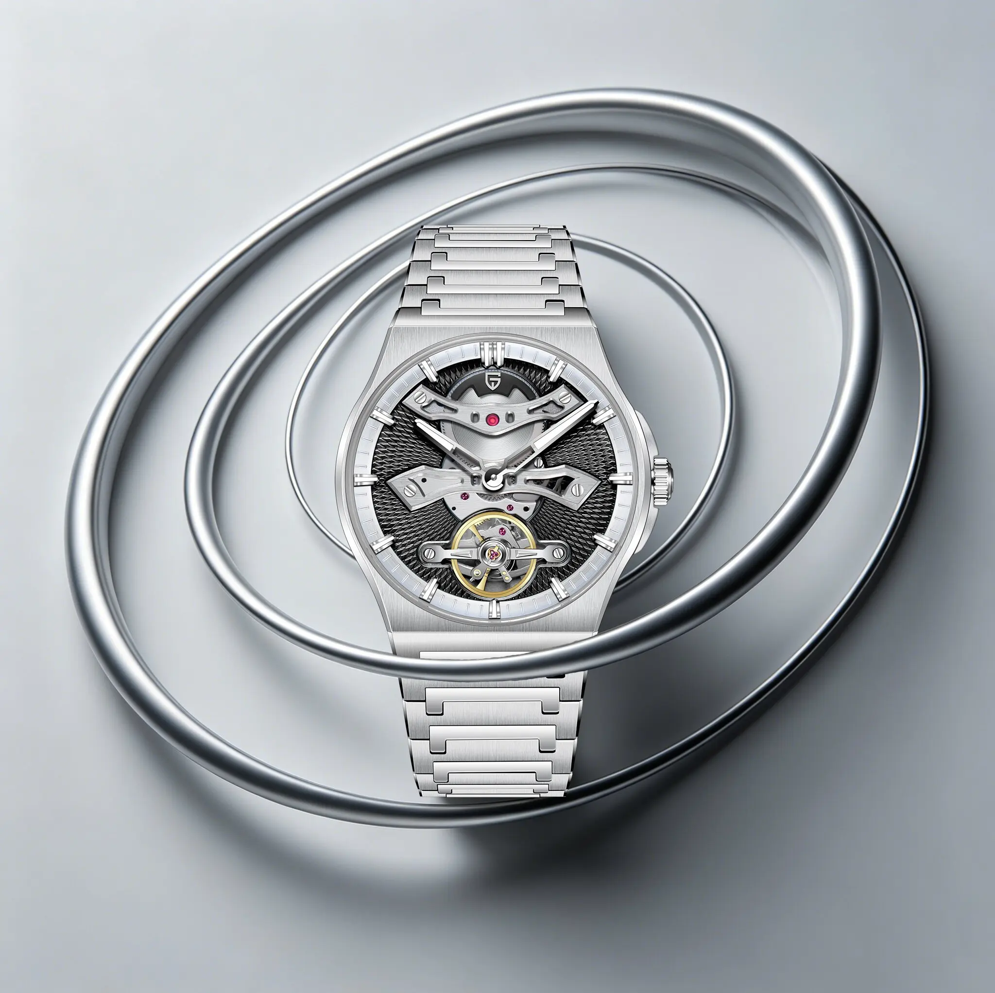 PAGANI DESIGN Office Elite Men Mechanical Watch Ultimate Business Accessory Stainless Sapphire Luminous Diving Tourbillon Watch