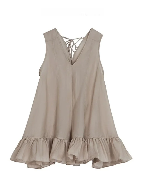 

Original Y III CHUAN EO Spring Summer Lightweight Linen Blend Svel Vest Top V-Ne Loose Fit Casual Outerwear