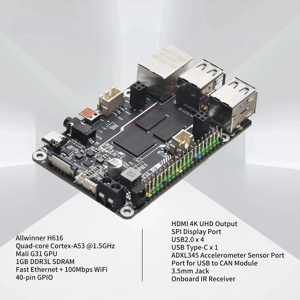BTT PI Board 64 Bit Quad Core Cortex-A53 ARM VS PI Orange PI PI4B+CB1 Upgrade For 3D Printer