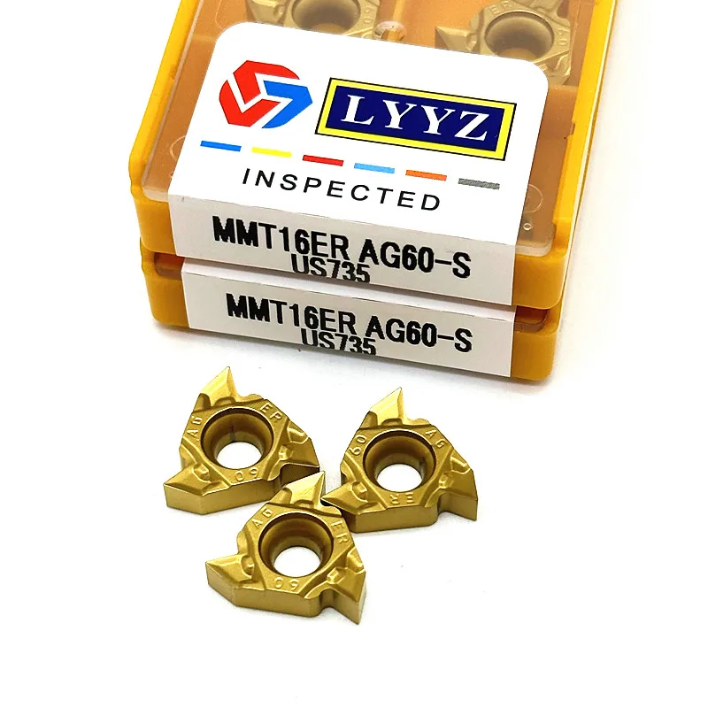 MMT16ER AG60 S MMT16IR AG60 S VP15TF UE6020 Pressed เครื่องมือคาร์ไบด์เครื่องมือโลหะเครื่องมือ16 ER AG60 UE6020ตัดเครื่องมือ