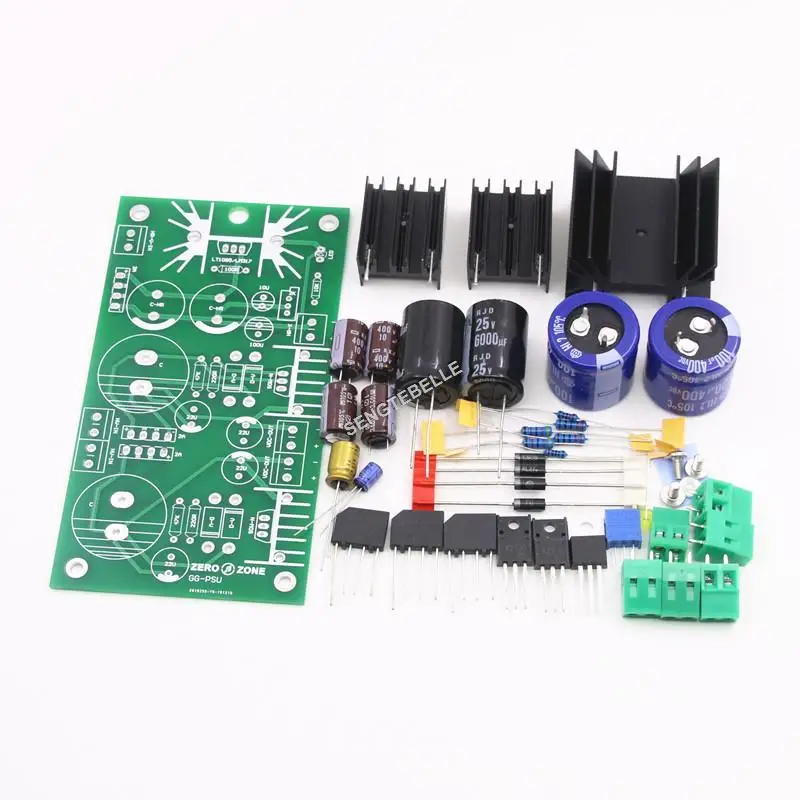 Dual High Voltage Regulator Power Supply board DC Filament PSU PCB / kit  fr GG Tube Preamp