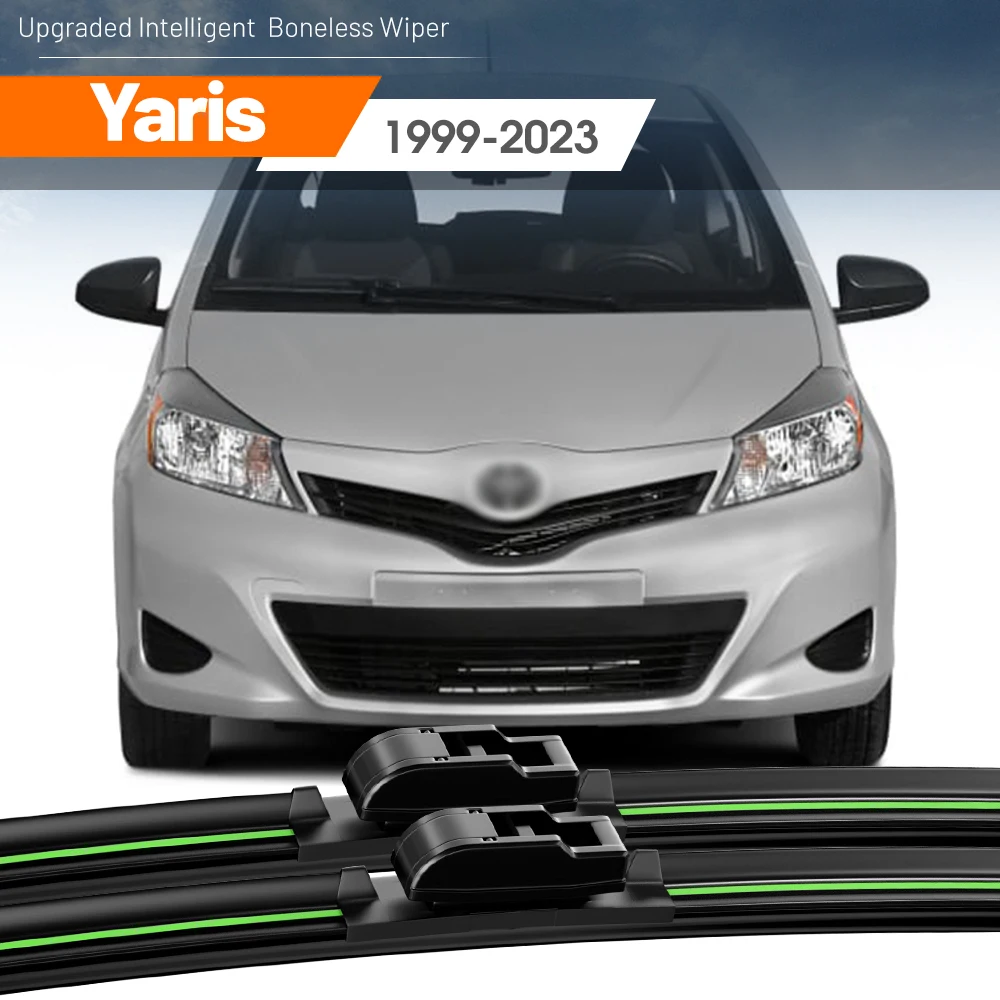 2pcs For Toyota Yaris 1999-2023 Front Windshield Wiper Blades 2005 2006 2007 2008 2012 2015 2021 Windscreen Window Accessories