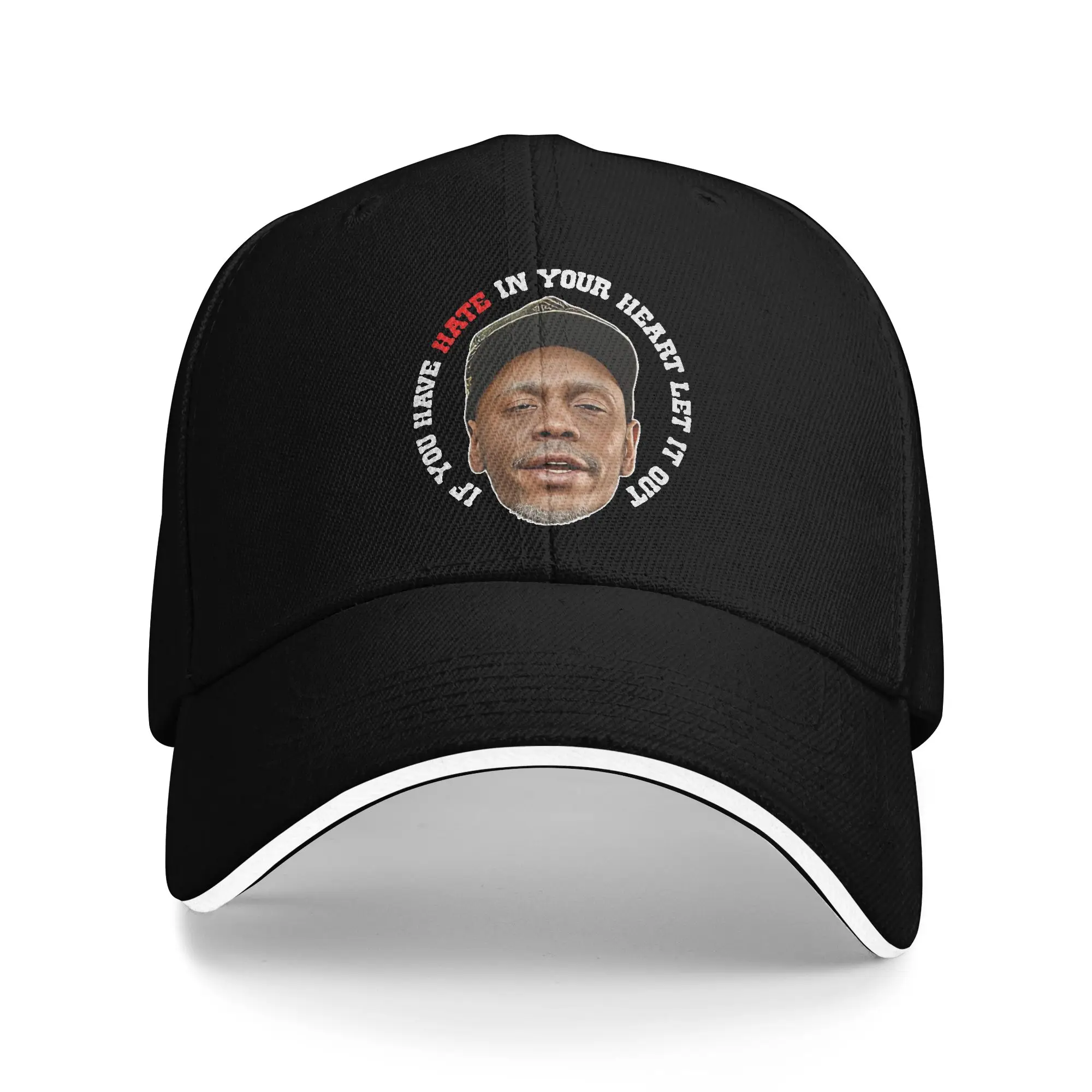 Clayton Bigsby Hate In Your Heart Hats Men Women Hip-Hop  Hat Trucker Hat Sports Cap Breathable Snapback Caps Baseball Caps