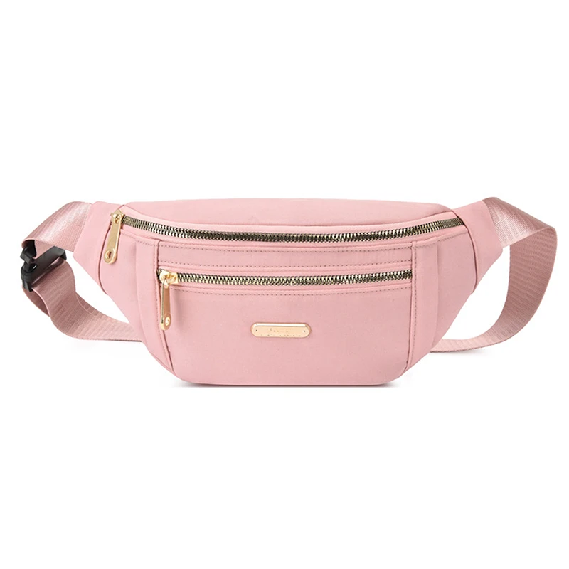 Commuter Fanny Pack Leisure Oxford Waist Bags for Ladies Students Shoulder Crossbody Chest Bags All-match Pouch Bags for Women