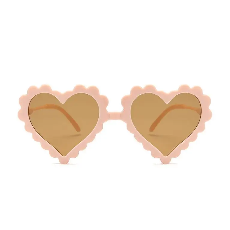 

Kids Heart Shaped Sunglasses Party Decoration Anti-UV Vintage Girl Boy Glasses Beach Photography Eyewear 50pcs/Lot