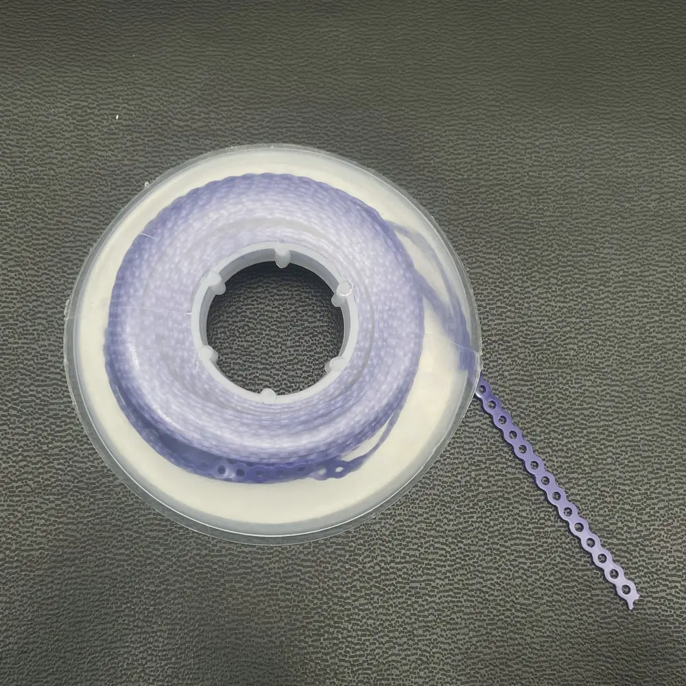 Dental Kieferorthopädische Ligatur Krawatten Dental Elastische Bänder für Klammern Zahnspangen Dental Ligatur Krawatte Dental Material