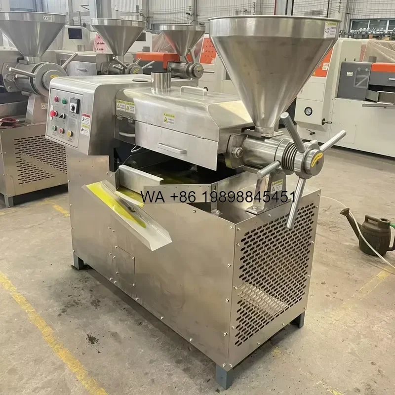 Wmwmnu for New Automatic Screw Oil Press Stainless Steel 160kg/h High Productivity Soybean Oil Expeller