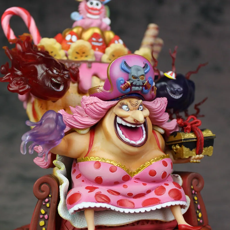 

ONE PIECE Аниме Big Mom Charlotte Linlin Katakuri ПВХ Фигурка Статуя GK Коллекционная модель для детей Игрушки Кукла Подарки