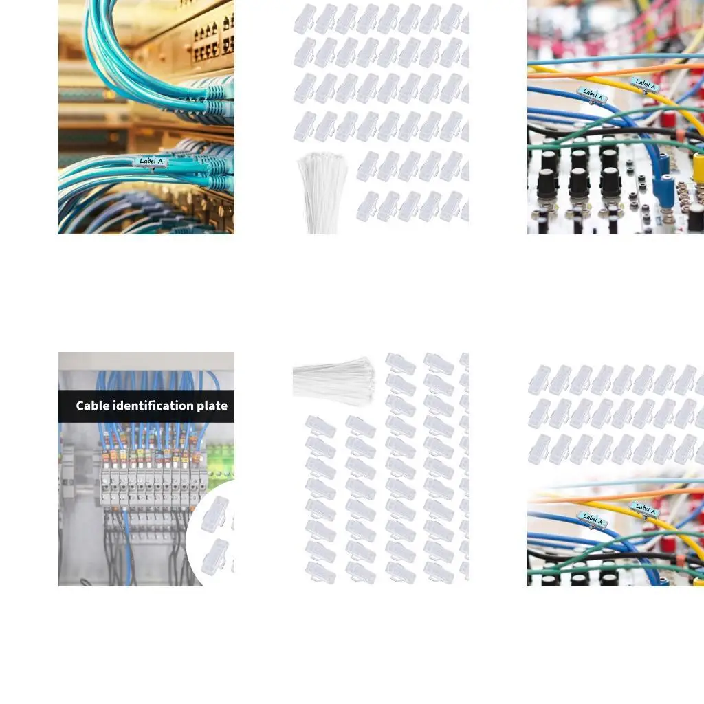 

R9UF Solid Strong Line Markers Waterproof Cable Marker Identification Box For Easy Arrangement Of Knotted Lines In Electronics