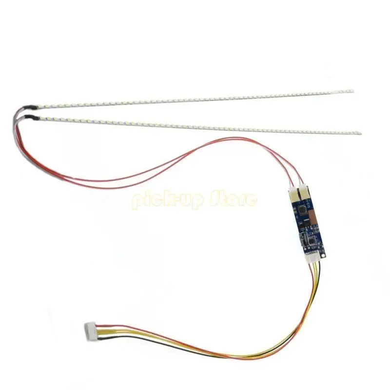 19 بوصة مصابيح الإضاءة الخلفية LED تحديث شرائط LED مزدوجة قطاع الضوء ولوحة القيادة وكابل للوحة شاشة LCD لوحة التلفزيون المزدوجة