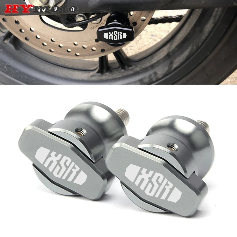 Baru 6MM Motor CNC Aksesoris Swingarm Kumparan Berdiri Sekrup Slider untuk YAMAHA XSR700 XSR900 XSR 700 900 2022 2023 2024 2025