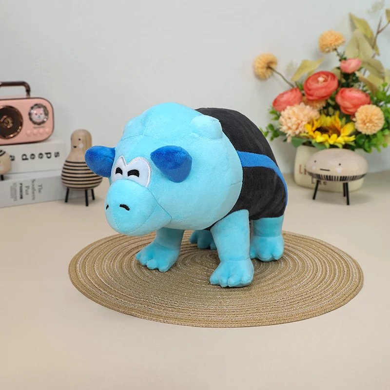 Super Mario Bros 3D World Wonder Bulrush Blue Bison Cattle 9 inches Plush Toy Odyssey Cartoon Game Stuffed Animal Doll