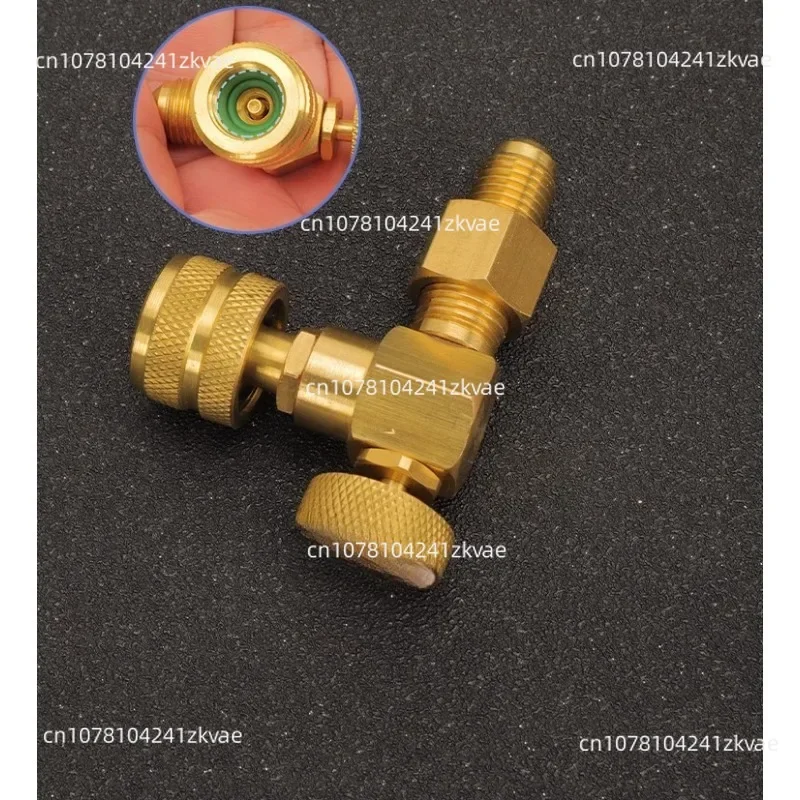 90-degree Air-conditioning Filling Safety Valve R32R410 Valve Refrigerant Filling Adapter  Tool