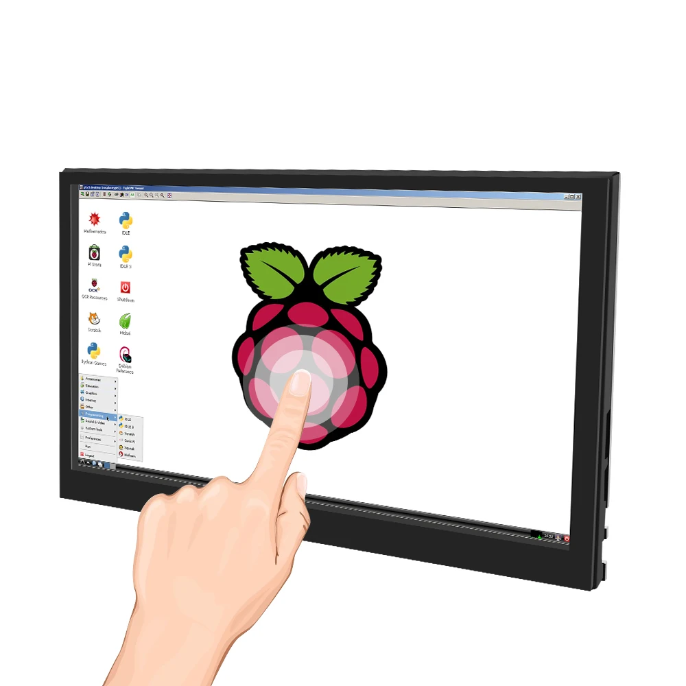 Imagem -04 - Ips Polegada Tela Hdmi Módulo de Toque 1024x600 para Raspberry pi Pi4 pc Monitor Laranja pi 7006 Case Tela com Case Portátil